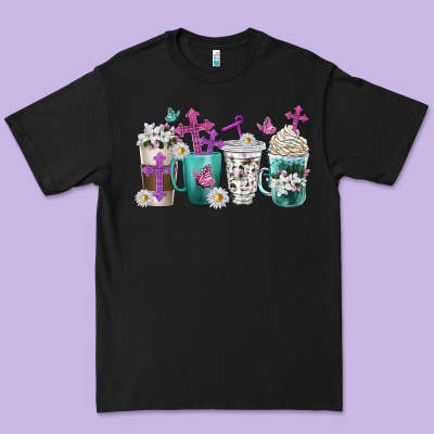 Premium Tee blessed coffee cups