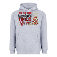Heather Grey its the most wonderful time of the year Heavyweight Hoodie - MaliasSmallBusiness