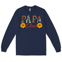 Navy papa claus Long Sleeve Tee - AdoDesignShop