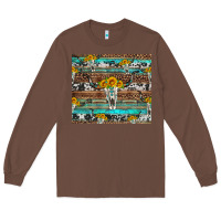 Chestnut longhorn bull skull cowhide leopard turquoise Long Sleeve Tee - Artiststas