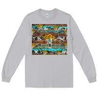 Moon Dust longhorn bull skull cowhide leopard turquoise Long Sleeve Tee - Artiststas