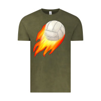 Vintage Olive volleyball Vintage Tee - JahusDesignShop