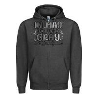 Charcoal Heather in may we wear gray brain cancer awareness Zipper Hoodie - MaliasSmallBusiness