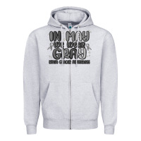 Heather Grey in may we wear gray brain cancer awareness Zipper Hoodie - MaliasSmallBusiness