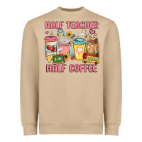 Mushroom half teacher half coffee Heavyweight Sweatshirt - JahusDesignShop