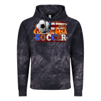 Western American Flag Soccer Vintage Hoodie | Teevron