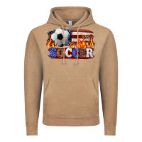 Vintage Coffee western american flag soccer Vintage Hoodie - HRA Design Shop