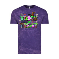 Cloud Purple trıck or treat Vintage Tee - AdoDesignShop