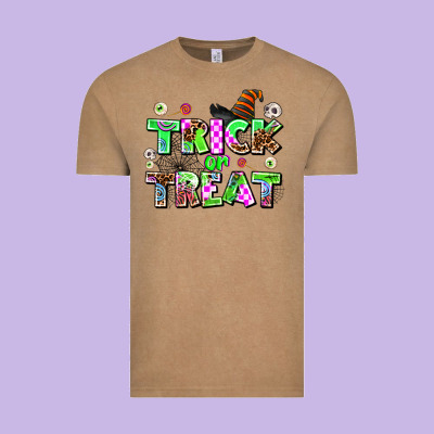 Trıck Or Treat Vintage Tee Designed By Adodesignshop
