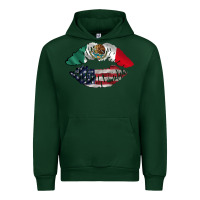 Forest Green mexico usa lips Urban Hoodie - TumblerDesignByShophia