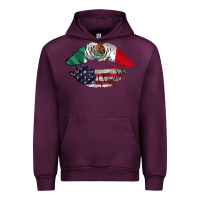 Mauve Wine mexico usa lips Urban Hoodie - TumblerDesignByShophia