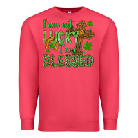 Cardinal I Am Not Lucky I Am Blessed St. Patricks Premium Sweatshirt - BundleAndBundleShop