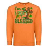 Carrot I Am Not Lucky I Am Blessed St. Patricks Premium Sweatshirt - BundleAndBundleShop