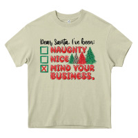 Mossy dear santa ive been Heavy Core Tee - MaliasSmallBusiness