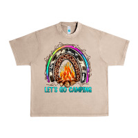 French Oak let's go camping rainbow Urban Heavy Tee - JahusDesignShop