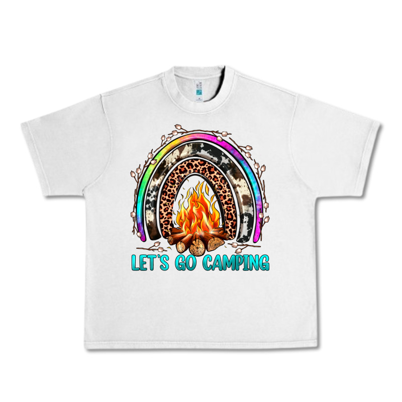 Let's Go Camping Rainbow Urban Heavy Tee by JahusDesignShop | Teevron