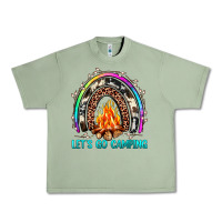 Oil Green let's go camping rainbow Urban Heavy Tee - JahusDesignShop
