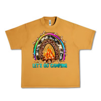 Peanut Butter let's go camping rainbow Urban Heavy Tee - JahusDesignShop