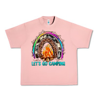 Salmon let's go camping rainbow Urban Heavy Tee - JahusDesignShop