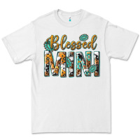 White blessed mini with leopard and aztec Premium Tee - texasbilliewilder