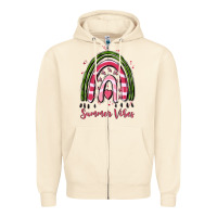 Sandshell summer vibes Zipper Hoodie - MaliasSmallBusiness