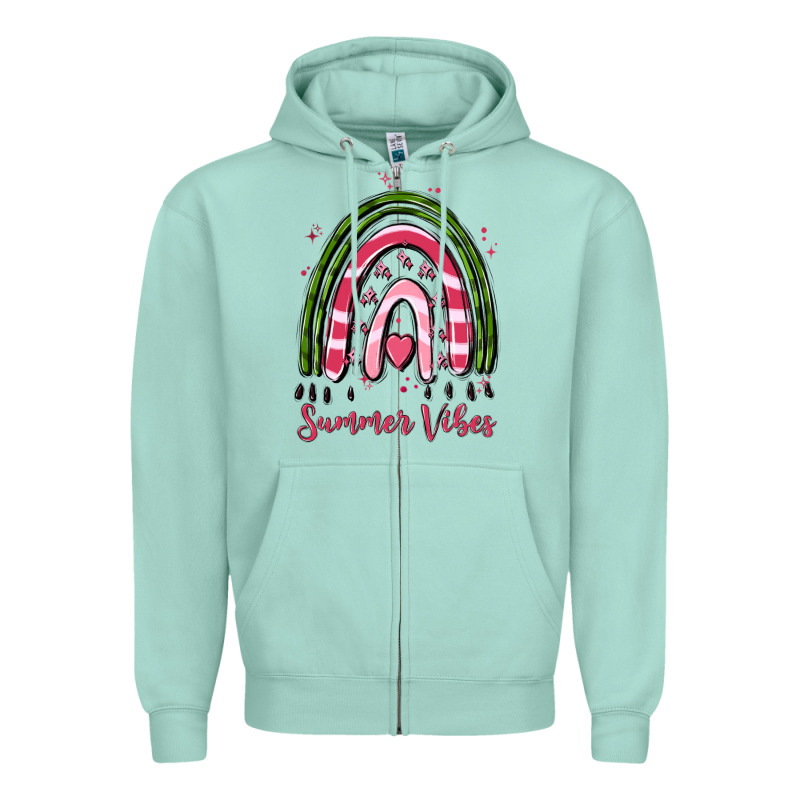 Summer Vibes Zipper Hoodie by MaliasSmallBusiness | Teevron