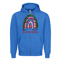 True Royal summer vibes Zipper Hoodie - MaliasSmallBusiness