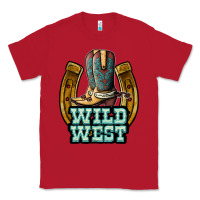Red wild west Classic Tee - JahusDesignShop
