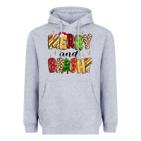 Merry And Bright Heavyweight Hoodie | Teevron