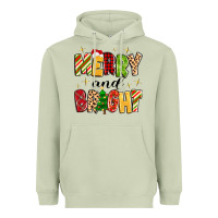 Matcha merry and bright Heavyweight Hoodie - MaliasSmallBusiness