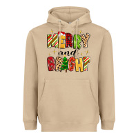 Mushroom merry and bright Heavyweight Hoodie - MaliasSmallBusiness