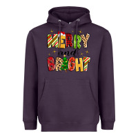Plum merry and bright Heavyweight Hoodie - MaliasSmallBusiness