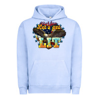 Pigment Grape Ice Let's get lit America Eagle 4th of july Urban Hoodie - HowdyJamesFarm