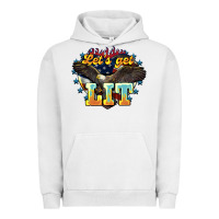 Pigment Lunar Rock Let's get lit America Eagle 4th of july Urban Hoodie - HowdyJamesFarm