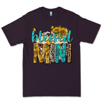 Plum blessed mini with sunflowers Premium Tee - texasbilliewilder