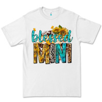 White blessed mini with sunflowers Premium Tee - texasbilliewilder