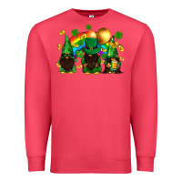 Cardinal St. Patrick's afro gnomies with rainbow Premium Sweatshirt - BundleAndBundleShop