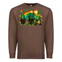 Chestnut St. Patrick's afro gnomies with rainbow Premium Sweatshirt - BundleAndBundleShop