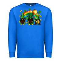 True Royal St. Patrick's afro gnomies with rainbow Premium Sweatshirt - BundleAndBundleShop