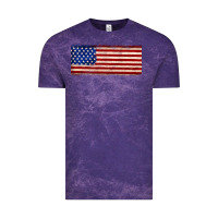 Cloud Purple usa flag Vintage Tee - JahusDesignShop