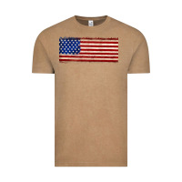 Vintage Coffee usa flag Vintage Tee - JahusDesignShop