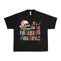Black i m so freaking merry Urban Heavy Tee - AdoDesignShop