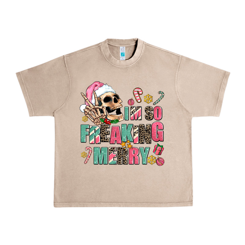 I M So Freaking Merry Urban Heavy Tee by AdoDesignShop | Teevron