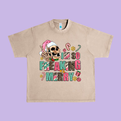 I M So Freaking Merry Urban Heavy Tee Designed By Adodesignshop