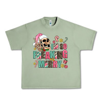Oil Green i m so freaking merry Urban Heavy Tee - AdoDesignShop