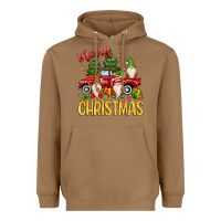 Toasted Coconut merry christmas gnomes truck Heavyweight Hoodie - MaliasSmallBusiness