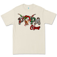 Bone Papa Claus With Long Horn Western Christmas Premium Tee - RanaPortraitStore