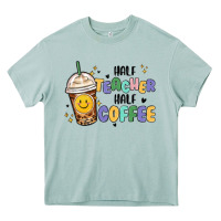 Arona half teacher half coffee Heavy Core Tee - MaliasSmallBusiness