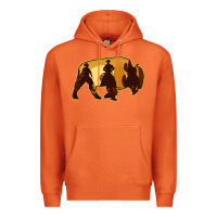 Carrot Bison Silhouette Cowboy Premium Hoodie - Bettercallsaul