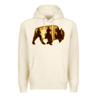 Tofu Bison Silhouette Cowboy Premium Hoodie - Bettercallsaul